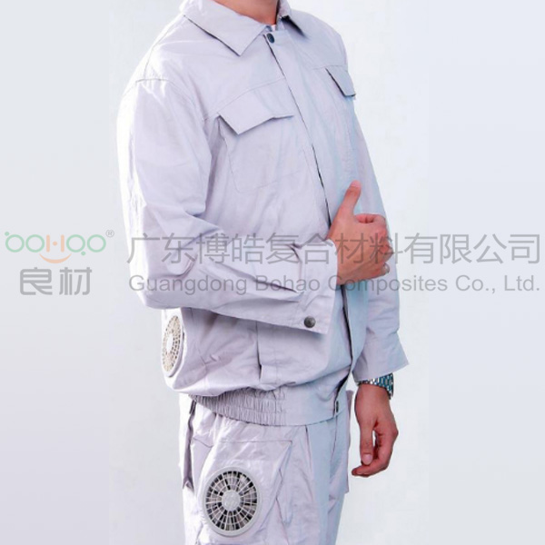 風(fēng)扇降溫服 迷彩/灰色長袖/短袖降溫服套裝 進口面料 可快速安裝/拆卸